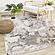 Luca Taupe Organic Swirl Rug by Kalora