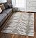 Luna Silver/Gold Herringbone Area Rug by KAS Rugs