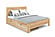 Lux Eco Natural Platform Bed - Beech Wood with Hand-Rubbed Oil Finish by Comfort Pure