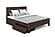 Lux Eco Wenge Platform Bed - Beech Wood with Hand-Rubbed Oil Finish by Comfort Pure