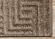 Luxe Brown Maze Design Rug by Kalora