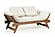 Lykke Lounge Daybed Sofa Solid Beech Wood Hand Rub Natural Oil Finish by Comfort Pure