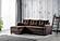 Maya Sectional Brown by Casamode