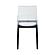 Marsden Modern Dining Side Chair With Beech Wood Legs, Black by LeisureMod
