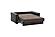 Mondomax Brown Fabric Pull-Out Loveseat by Casamode