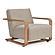 Eckersley Lounge Chair Beige Faux Shearling by Moe's Home Collection
