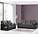 Metroplex Gray Chenille Convertible Loveseat by Casamode