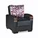 Mobimax Black PU Leatherette Convertible Chair by Casamode