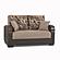 Mobimax Brown Loveseat by Casamode