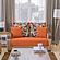 Mobimax Orange Loveseat by Casamode