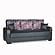 Mobimax Black PU Leatherette Sofa Bed by Casamode