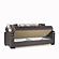 Mobimax Brown PU Leatherette Sofa Bed by Casamode