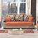Mobimax Orange Sofa Bed by Casamode