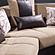 Molina Lyon Brown Sectional Sofa Sleeper by Casamode