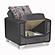 Mondo Modern Gray Chair by Casamode