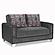 Mondo Modern Gray Loveseat by Casamode