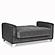 Mondo Modern Gray Loveseat by Casamode