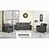 Mondo Modern Gray Sofa Bed by Casamode