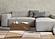 Mae White Beige Orange Stain Glass Design Rug by Kalora