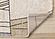 Mae White Beige Orange Stain Glass Design Rug by Kalora