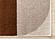Malibu Taupe Oxblood Cream Striped Curvy Geometric Design Rug by Kalora