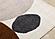 Malibu Cream Oxblood Green Yellow Pebbles Design Rug by Kalora
