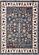 Marisa Blue Modern Tribal Inspired Border Rug by Kalora