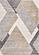 Marquis Grey White Beige Abstract Geometric Rug by Kalora