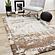 Marquis Orange White Beige Green Organic Distressed Design Rug by Kalora