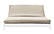 Medley Burlap Linen Texture Futon Cover by Prestige