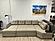 [Floor Sample] Mega Albury Corner Sectional Sofa Sleeper Chicago 09 (Dark Beige) by Prestige Furnishings