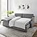 Serta&reg; Montgomery Full Convertible Sofa in Gray by Lifestyle