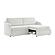 Serta&reg; Montgomery Full Convertible Sofa in Ivory by Lifestyle