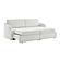 Serta&reg; Montgomery Full Convertible Sofa in Ivory by Lifestyle
