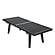 Inwood Mid-Century Black Platform Bench - 4 Feet by LeisureMod
