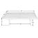 Inwood Mid-Century Black Platform Bench - 4 Feet by LeisureMod