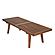 Inwood Mid-Century Light Walnut Platform Bench - 4 Feet by LeisureMod