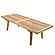 Inwood Mid-Century Natural Platform Bench - 4 Feet by LeisureMod