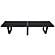 Inwood Mid-Century Black Platform Bench - 6 Feet by LeisureMod