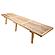 Inwood Mid-Century Natural Platform Bench - 6 Feet by LeisureMod