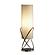 Internal Table Lamp - Chrome, White Linen Shade by Nova of California