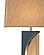 Half Moon Floor Lamp w/Nightlight - Dark Brown by Nova of California