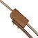 Melmar Arc Floor Lamp - Weathered Brass & Walnut by Nova of California
