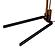 Melmar Arc Floor Lamp - Weathered Brass & Walnut by Nova of California