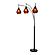 Artifact 86" Natural Mica 3 Light Arc Floor Lamp - Expresso Bronze by Nova of California