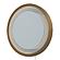 Starfall Vanishing Infinity LED Round Wall Mirror - Brass by Nova of California
