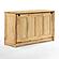 Orion Natural Full Murphy Cabinet Bed by Night & Day Furniture