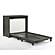 Orion Stonewash Full Murphy Cabinet Bed by Night & Day Furniture