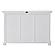 Halifax Buffet with 6 Baskets, Classic White by Novasolo