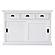 Halifax Buffet with Sliding Doors, Classic White by Novasolo